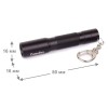 Фонарь LED51532 LED XPE ZOOM 3 режима 1хLR03 алюм. черн. (открывающ. блист.) Camelion 14534