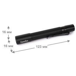 Фонарь LED51533 LED XPE ZOOM 3 режима 2хLR03 алюм. черн. (открывающ. блист.) Camelion 14535
