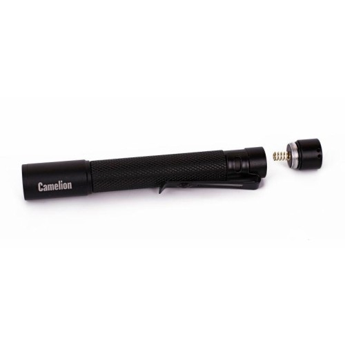 Фонарь LED51533 LED XPE ZOOM 3 режима 2хLR03 алюм. черн. (открывающ. блист.) Camelion 14535