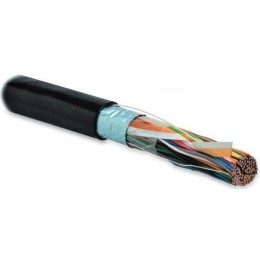 Кабель витая пара F/UTP кат.3 10 пар 24 AWG ОЖ solid экран-фольга внешн. PE -40град.C- +60град.C FUT