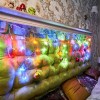 Гирлянда светодиодная "Айсикл" (бахрома) 1.8х0.5м 48LED мультиколор 4.1Вт 230В IP20 провод прозр. Ne