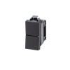 Выключатель 1-кл. 1п 1мод. СП Zenit 16А IP20 с клавишей антрацит ABB 2CLA210100N1801