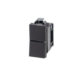 Выключатель 1-кл. 1п 1мод. СП Zenit 16А IP20 с клавишей антрацит ABB 2CLA210100N1801
