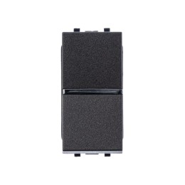 Выключатель 1-кл. 1п 1мод. СП Zenit 16А IP20 с клавишей антрацит ABB 2CLA210100N1801