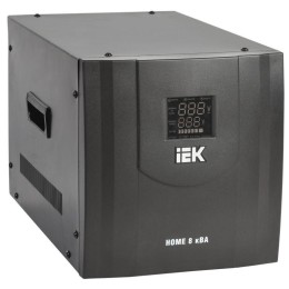 Стабилизатор напряжения HOME СНР 1/220 8кВА переносной IEK IVS20-1-08000