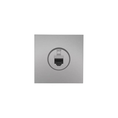 Розетка компьютерная 1-мест. СП ZIMA IP20 сер. матов. LEZARD 704-7488-140