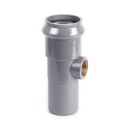 Тройник напорный с резьбовым выходом 110х2дюйм т ХЕМКОР 2181162