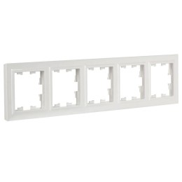 Рамка 5-м BRITE РУ-5-БрБ бел. IEK BR-M52-K01