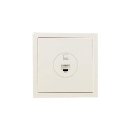 Розетка компьютерная 1-мест. СП ZIMA IP20 слон. кость LEZARD 704-9088-139