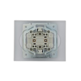 Розетка 2-м СП Karina 16А IP20 без заземл. термопласт жемчуж./бел. перламутр. LEZARD 707-3000-128B