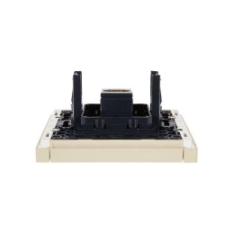 Розетка HDMI FORTE&PIANO FP440 ваниль IEK FP-H10-K10