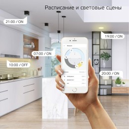 Лампа светодиодная умная Smart Home 6.5Вт Diamond 2000-5500К E27 720лм измен. цветов. темпер. + димм