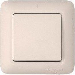 Выключатель 1-кл. СП Прима 10А IP20 сл. кость (опт. упак.) SchE VS1U-116-S