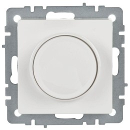 Светорегулятор СП BRITE пов-наж. 600Вт СС10-1-0-БрБ механизм бел. IEK BR-D20-0600-K01