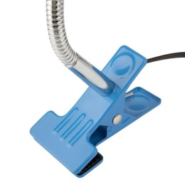 Светильник настольный "Моби" 60Вт E27 на метал. стойке с зажимом-прищепкой летнее небо Rexant 603-10