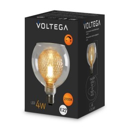 Лампа светодиодная Loft Led G125 4Вт 2700К E27 DIM Voltega 8546