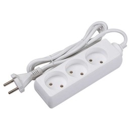 Удлинитель 3х3м 10А IP20 FE075-03-300 2.2кВт ПВС 2х0.75 защ. шторки ФАZА 5000179