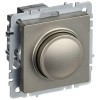 Светорегулятор СП BRITE пов-наж. 600Вт СС10-1-0-БрШ механизм шампань IEK BR-D20-0600-K37