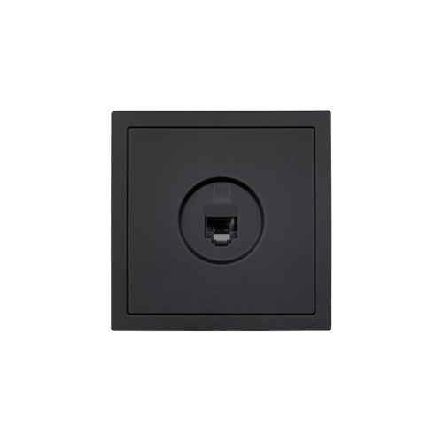 Розетка компьютерная 1-мест. СП ZIMA IP20 черн. бархат LEZARD 704-4288-139