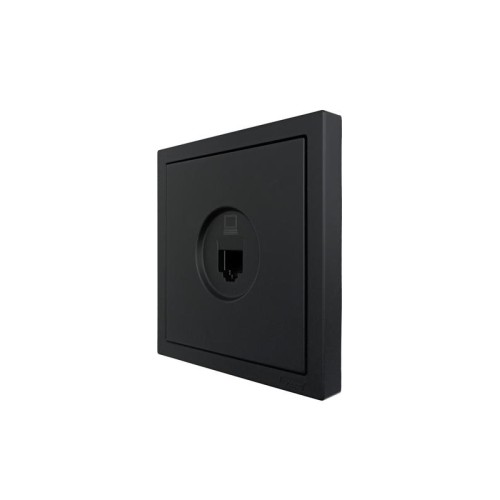 Розетка компьютерная 1-мест. СП ZIMA IP20 черн. бархат LEZARD 704-4288-139