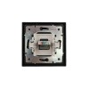 Розетка компьютерная 1-мест. СП ZIMA IP20 черн. бархат LEZARD 704-4288-139