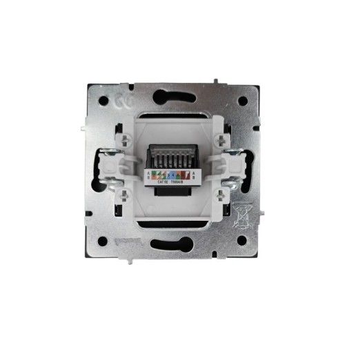 Розетка компьютерная 1-мест. СП ZIMA IP20 черн. бархат LEZARD 704-4288-139