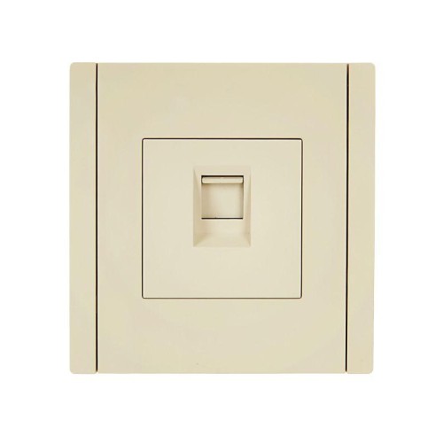 Розетка компьютерная RJ45 кат.5E FORTE&PIANO FP432 ваниль IEK FP-K10-1-K10