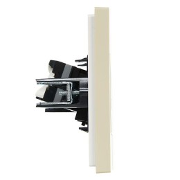 Розетка компьютерная RJ45 кат.5E FORTE&PIANO FP432 ваниль IEK FP-K10-1-K10