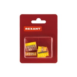 Экспресс-клемма строительно-монтажная СМК 2273-245 5-проводная 0.5-2.5кв.мм с пастой (блист.6шт) Rex