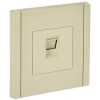 Розетка компьютерная RJ45 кат.6 FORTE&PIANO FP431 ваниль IEK FP-K10-2-K10