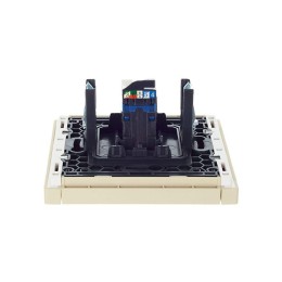 Розетка компьютерная RJ45 кат.6 FORTE&PIANO FP431 ваниль IEK FP-K10-2-K10