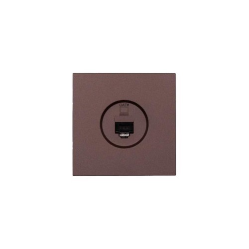 Розетка компьютерная 1-мест. СП ZIMA IP20 шоколад LEZARD 704-7388-140