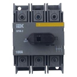 Выключатель-разъединитель модульный 3п 100А ВРМ-2 KARAT IEK MVR20-3-100
