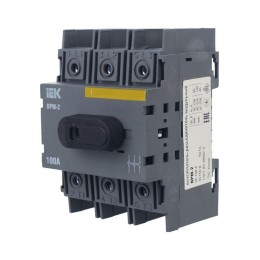 Выключатель-разъединитель модульный 3п 100А ВРМ-2 KARAT IEK MVR20-3-100
