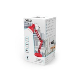 Светильник GTL 60Вт E27 струбцина и основание красн. GAUSS GT0024