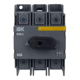 Выключатель-разъединитель модульный 3п 80А ВРМ-2 KARAT IEK MVR20-3-080
