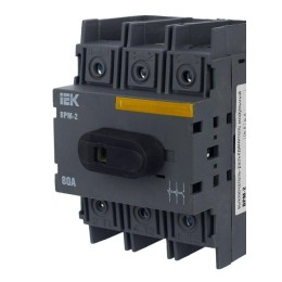 Выключатель-разъединитель модульный 3п 80А ВРМ-2 KARAT IEK MVR20-3-080