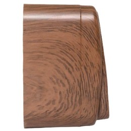 Выключатель 1-кл. 2п ОП Минск 10А IP20 темн. дерево EKF EGV10-021-40