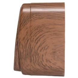 Выключатель 1-кл. 2п ОП Минск 10А IP20 темн. дерево EKF EGV10-021-40