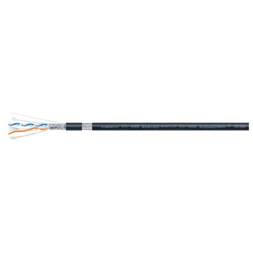 Кабель для интерфейса RS-485/RS-422 RS-485 2х2х22AWG/7 МЖ (patch) PVC 2х2х22 AWG (SF/UTP) для внутр.
