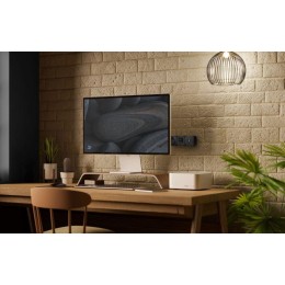 Розетка телевизионная TV 1-м ОП Quteo IP20 с топологией "звезда" черн. матов. Leg 782478