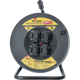 Удлинитель на катушке 4х50м с заземл. 16А IP44 КГ 3х2.5 NPE-RM-04-50-E-IP44-3x2.5 NAVIGATOR 93899