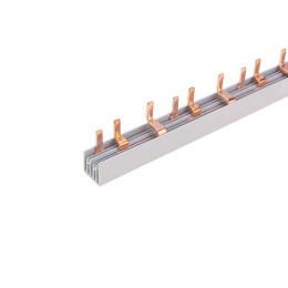 Шина соединительная типа PIN 12 штырей 3Р 100А 22см Rexant 11-2256