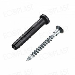 Дюбель-гвоздь полипр. потай. 6х40 EcoPlast 153856