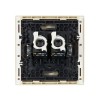 Розетка компьютерная 2-м RJ45 кат.5E FORTE&PIANO FP433 ваниль IEK FP-K20-1-K10