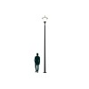 Светильник APEX LED 40 SK 3000K POLE 4M RAL9005 СТ 4732000070