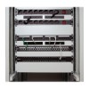 Патч-панель 19дюйм 1U 24 порта RJ45 кат.5E Dual IDC PLAN-24-Cat.5e-Dual IDC угол портов 45град. Cabe