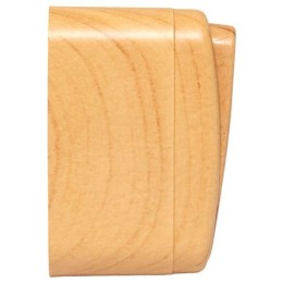 Выключатель 1-кл. 2п ОП Минск 10А IP20 с индикатором светл. дерево EKF EGV10-121-30