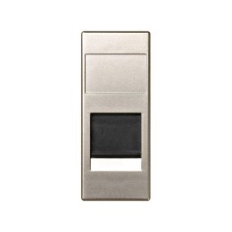 Адаптер на 1 RJ45(12) коннектор 75528; 75540; 75541; 75544-39 узкий защ. шторки Simon82 Centralizati