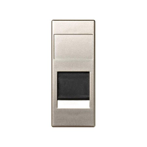 Адаптер на 1 RJ45(12) коннектор 75528; 75540; 75541; 75544-39 узкий защ. шторки Simon82 Centralizati